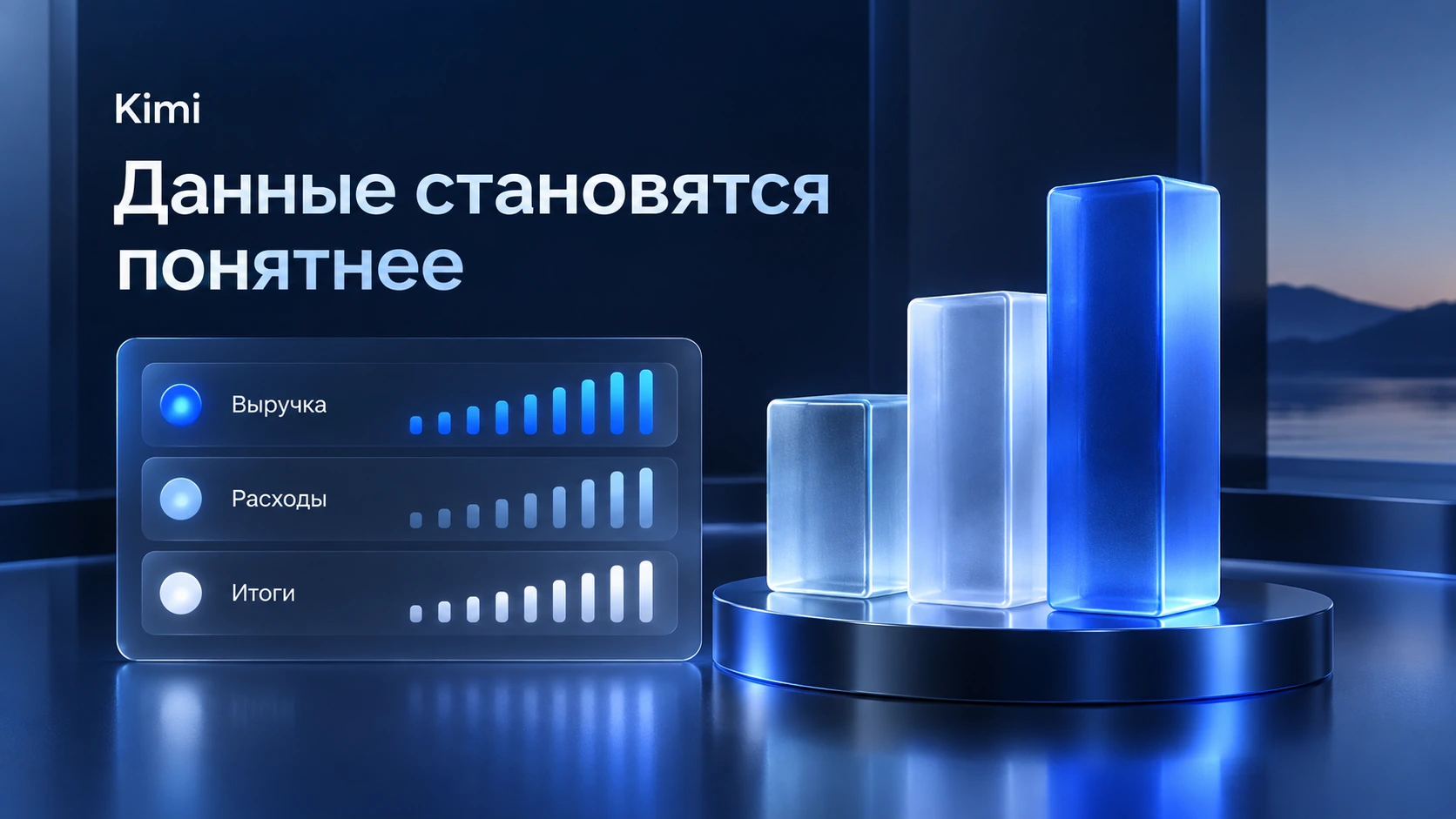 Таблица показателей и аналитический отчёт на русском языке