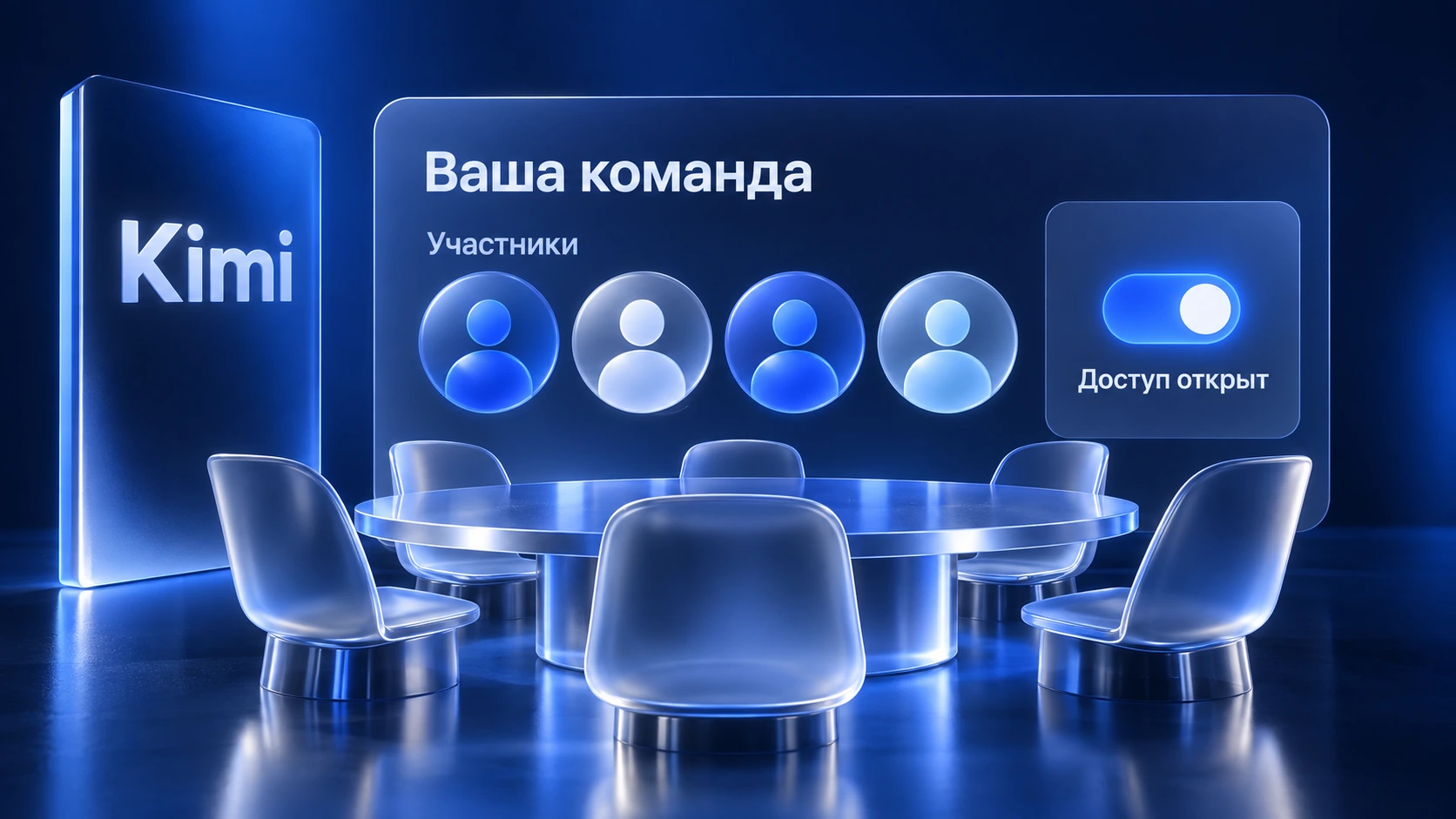 Командное пространство Kimi: участники, роли и совместная работа